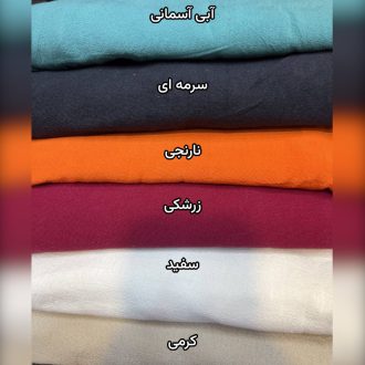 مانتو بلند الیاف طبیعی مدل ساحل رنگ بندی