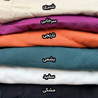 شومیز الیاف طبیعی مدل درسا رنگ بندی